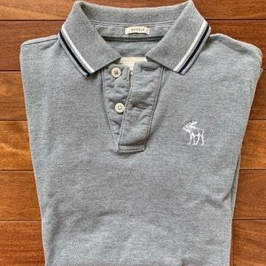 Abercrombie & Fitch Grey Polo